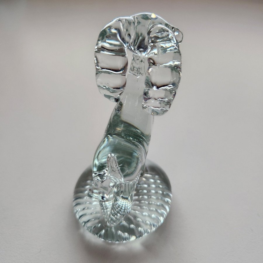 Crystal Ram Glass Sculpture