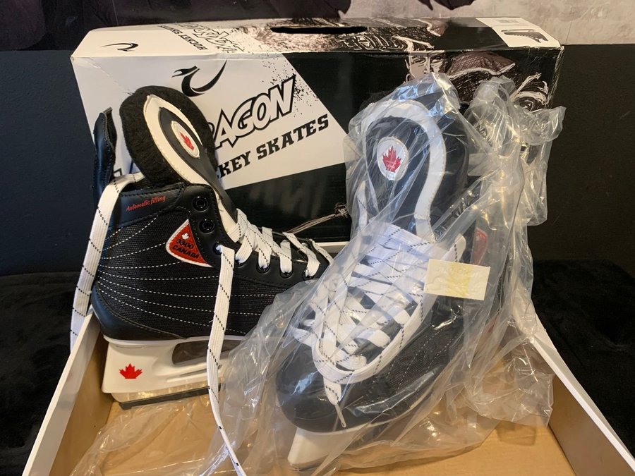 1 par Black Dragon Hockey skates Skridskor stl 39