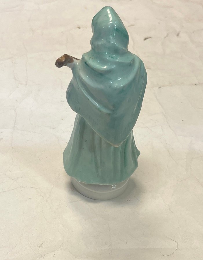 Figurin porslin gumma handmålad i ockuperat Japan WWII 1945-1952 17x75cm