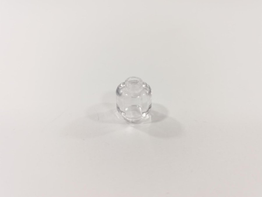 Lego - transparent - huvud - head - part 3626 - trans clear