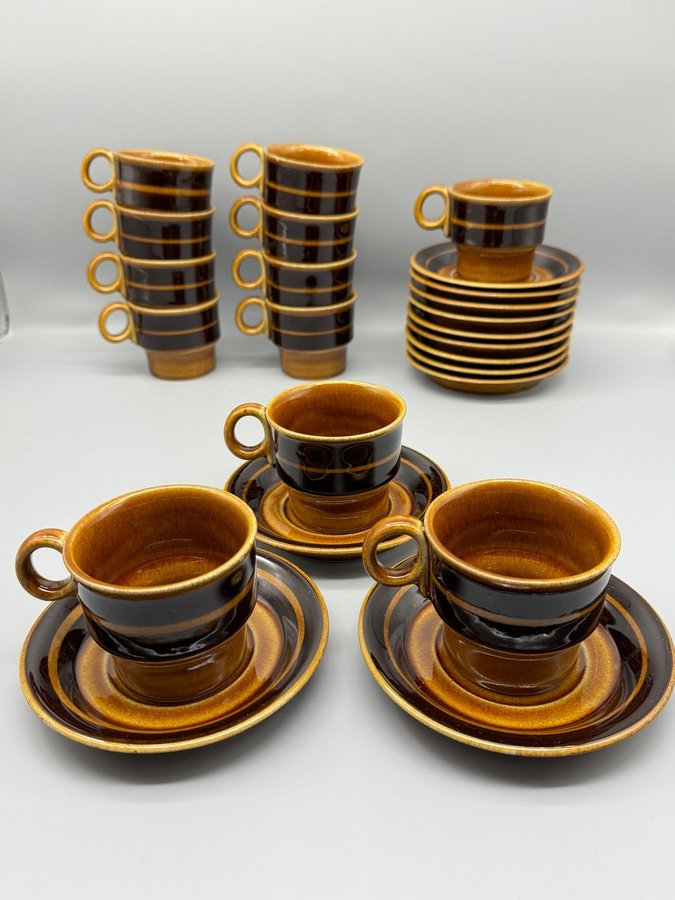 Höganäs Keramik Brazil | Hertha Bengtsson | En hel Kaffeservis 26 delar