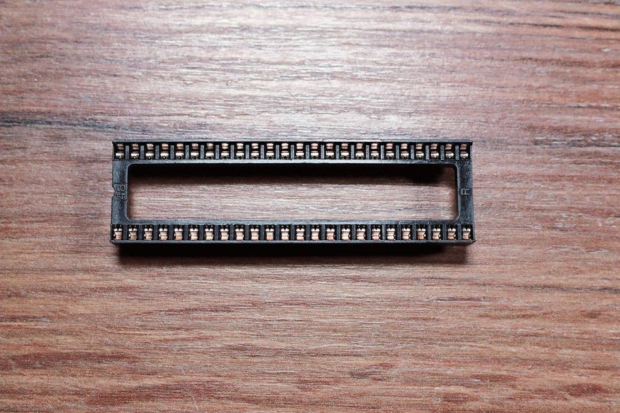 10x 48pin socket - Denise Paula Gary Buster - amiga 500 2000 dip48