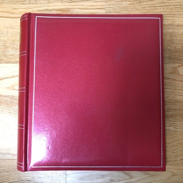 Walther vintage classic old style red photograph album - Made in Germany