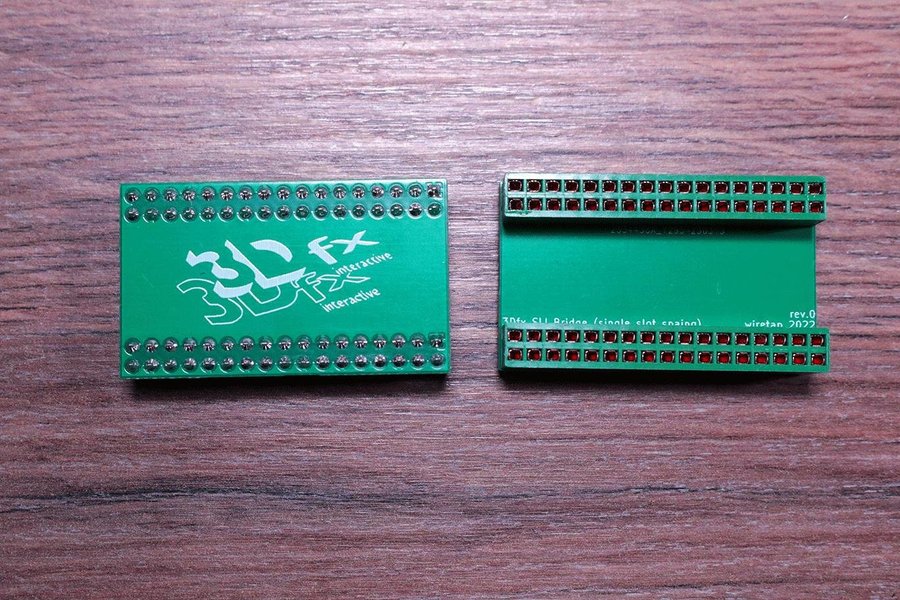 3DFX VOODOO SLI Bridge - SLI connector cable PCB VOODOO2 brygga