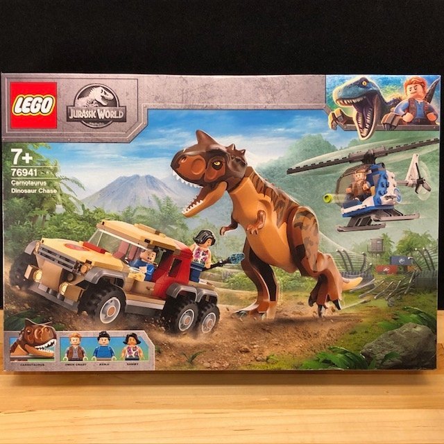 LEGO Jurassic World 76941 "Dinosauriejakt med Carnotaurus" - från 2021 oöppnad!