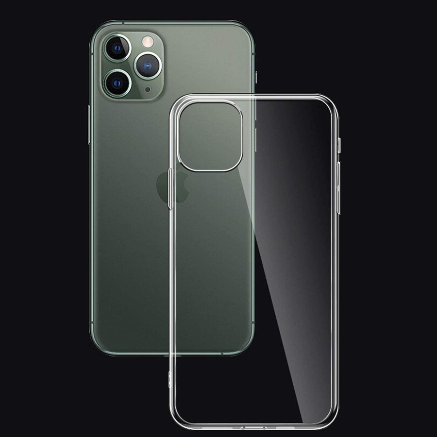 iPhone 11 Pro Max TPU Transparent Skal - Snabb Frakt