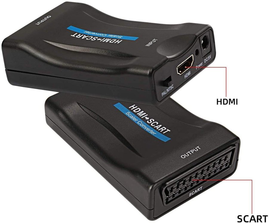 HDMI till Scart adapter 1080P HD Video Audio