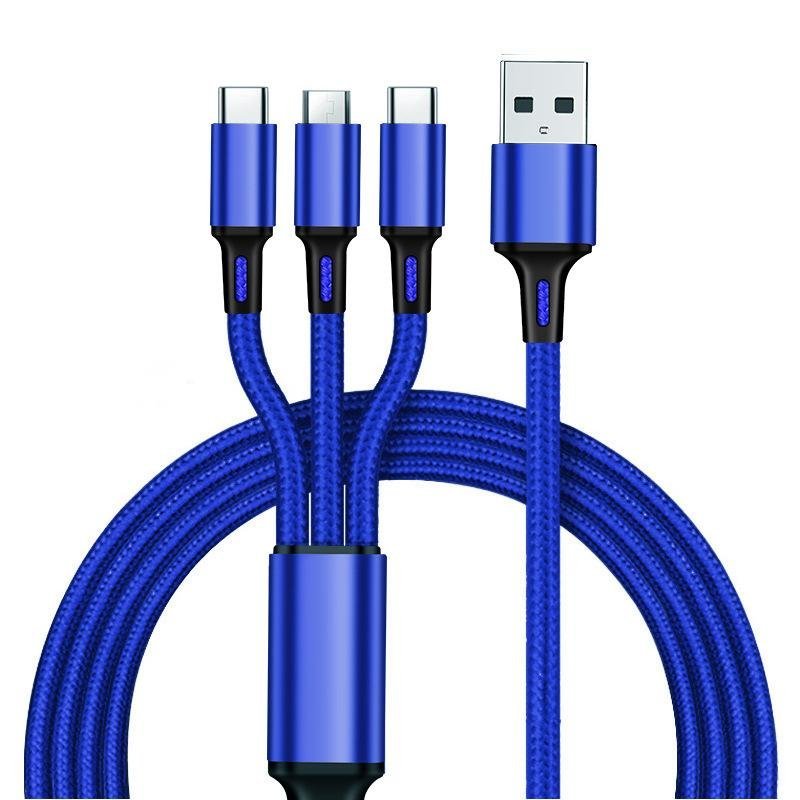3 i 1 usb charging cable Multi USB-kabel 3 i 1 flera laddningskablar