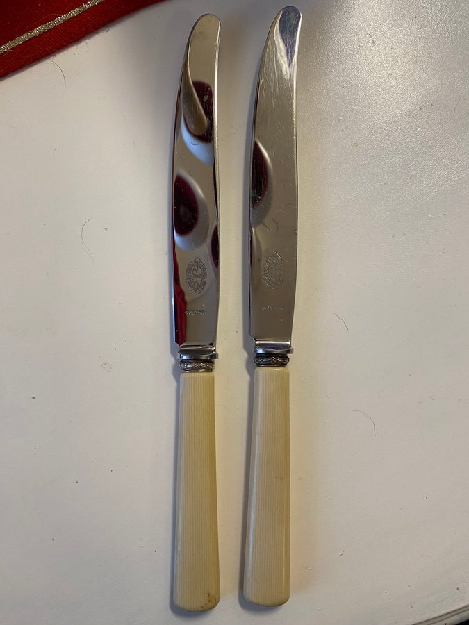 2 matkniv kniv retro bakelit Jernbolaget Skultuna