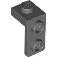 Dark Bluish Gray Bracket 1 x 1 - 1 x 2 - LEGO - 79389