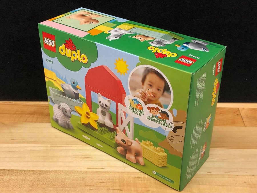 LEGO Duplo 10949 "Bondgårdsdjur att sköta om" - från 2021 oöppnad / förseglad!