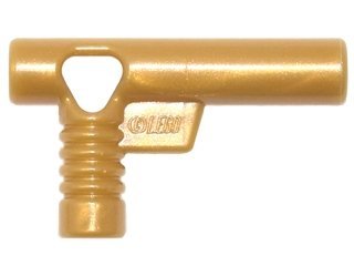 Pearl Gold Minifigure Utensil Hose Nozzle Elaborate - LEGO - 60849