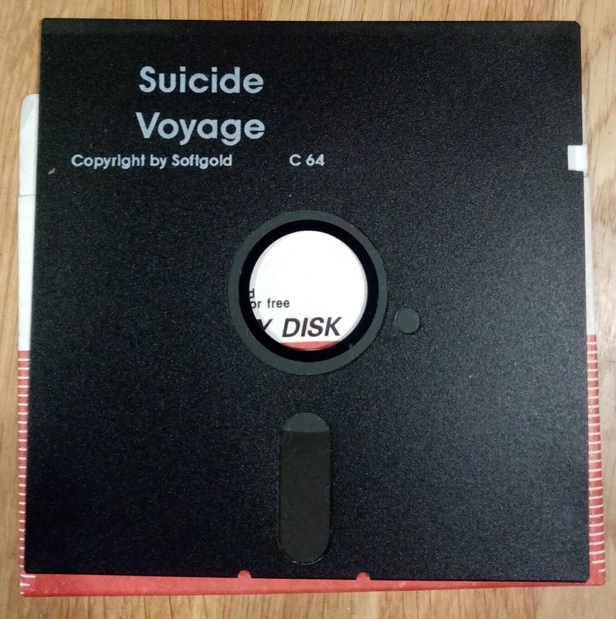 Suicide Voyage (Softgold - Eurogold) - Lös Disk - Commodore 64/C64 Spel