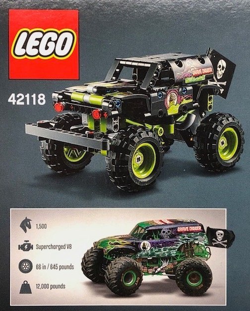 LEGO Technic 42118 "Monster Jam Grave Digger" - från 2021 oöppnad!!