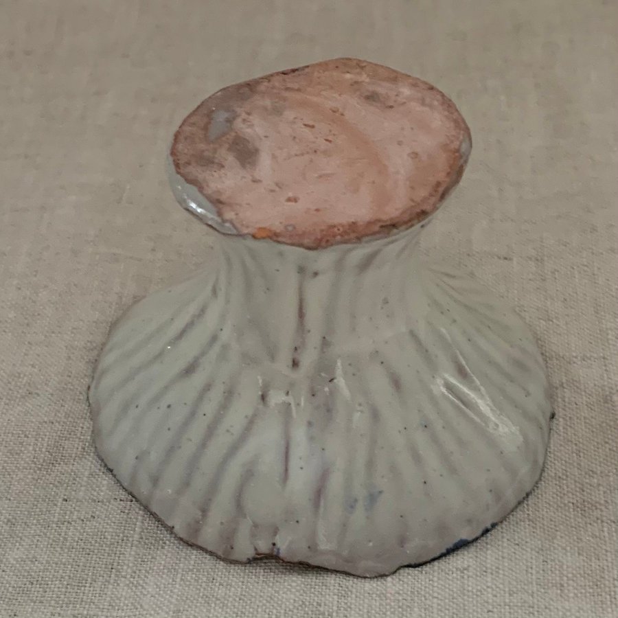 ljusstake i form av svamp hantverk keramik