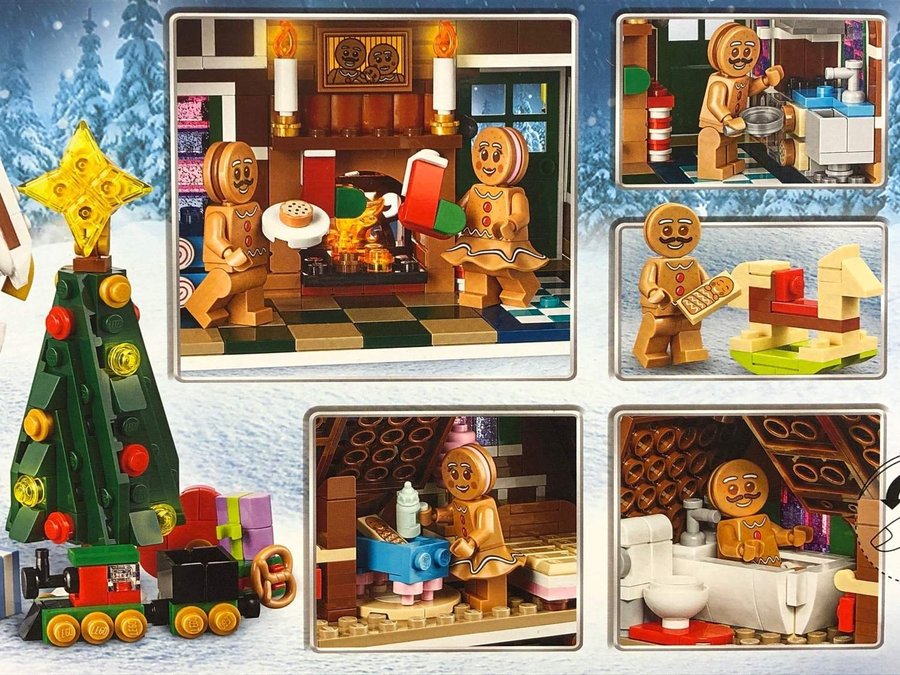 LEGO 10267 Exclusive / Jul "Pepparkakshus" - från 2019 oöppnad / förseglad!