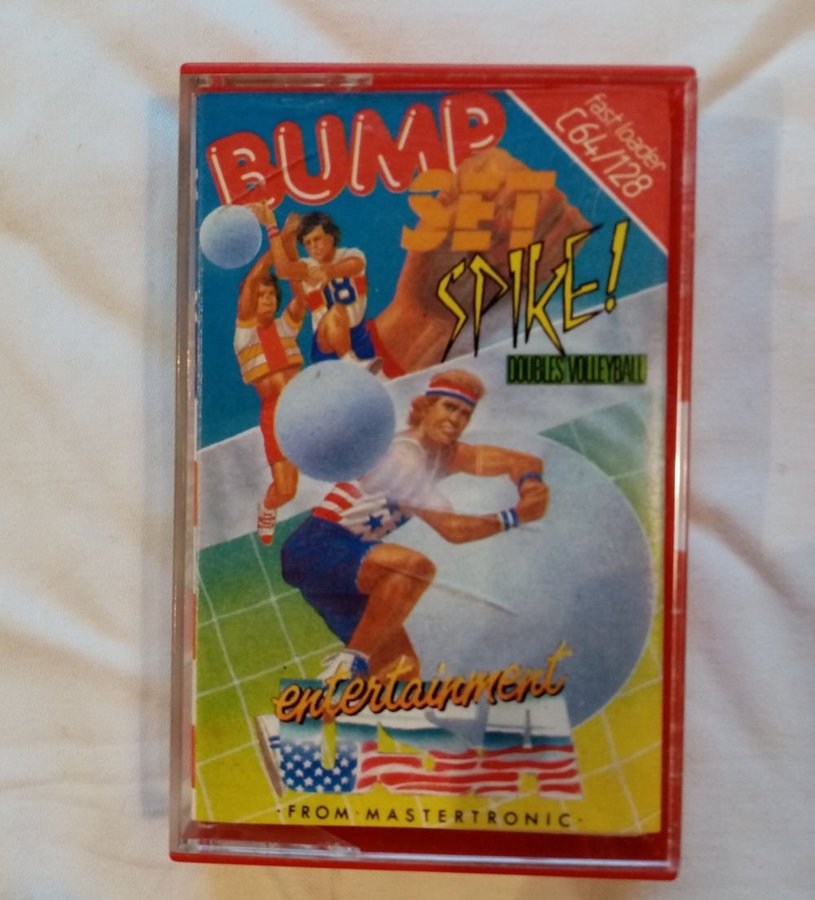 Bump Set Spike! (Entertainment USA - Mastertronic) - Commodore 64/C64 Spel