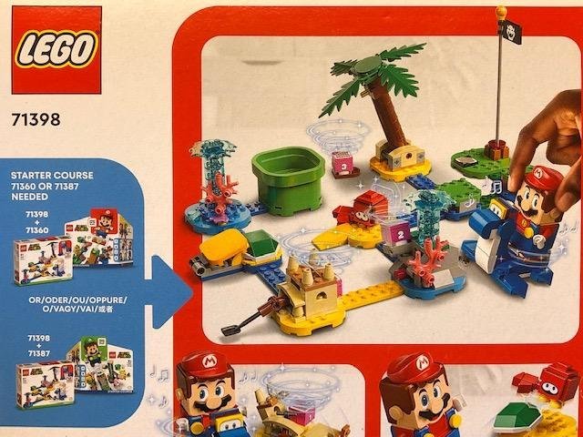 LEGO Super Mario 71398 "Dorries strand - expansionsset" - oöppnad / förseglad!