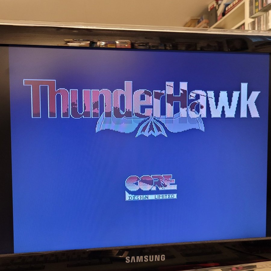 THUNDERHAWK Core Design Limited / Commodore Amiga Diskett / FUNKTIONSTESTAT