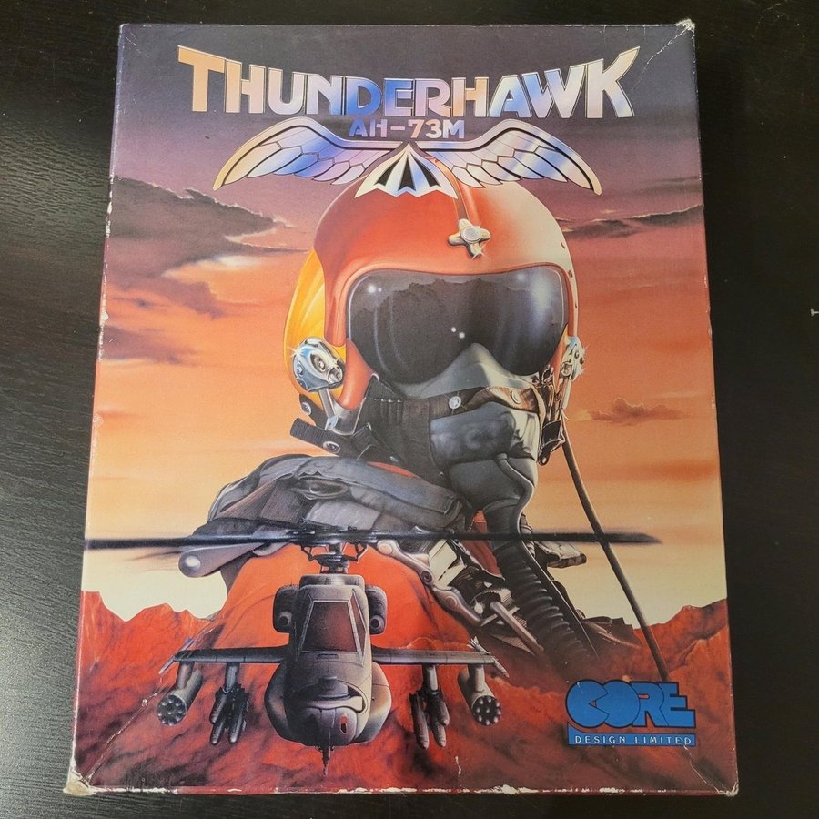 THUNDERHAWK Core Design Limited / Commodore Amiga Diskett / FUNKTIONSTESTAT