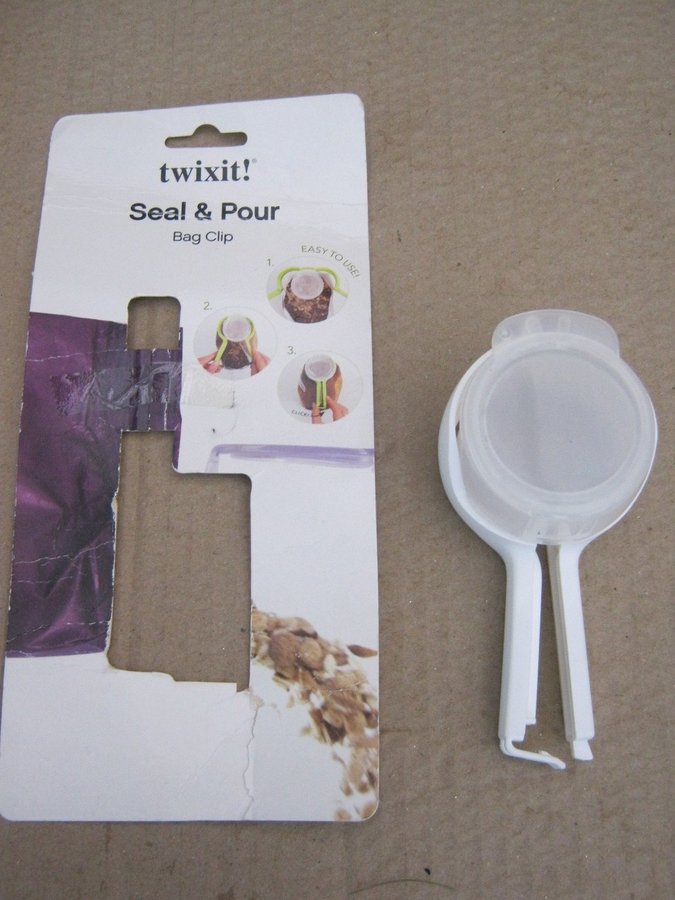 Påsförslutare - Twixit Seal  Pour Bag Clip **Ny**