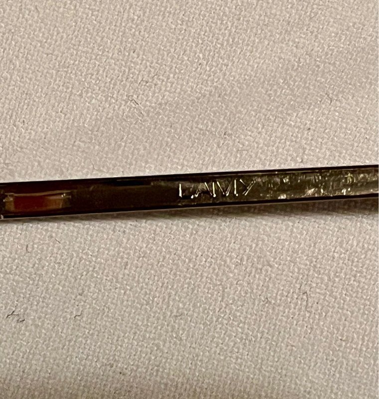 Vintage Glasögonbåge 80 Tal Rödbrun Pilot Lamy