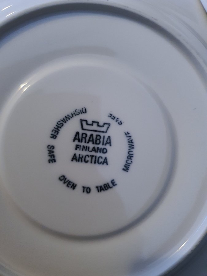 Arabia - Arctica 3st kaffeassietter