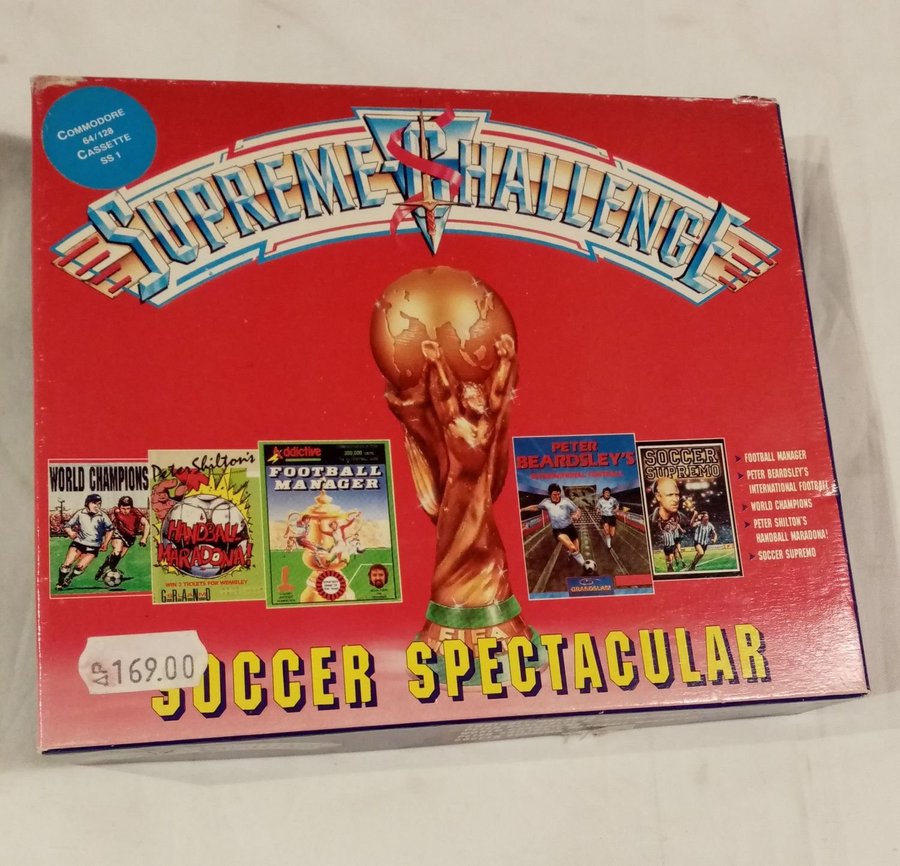 Supreme Challenge - Soccer Spectacular (Beau-Jolly) - Commodore 64/C64 Spel