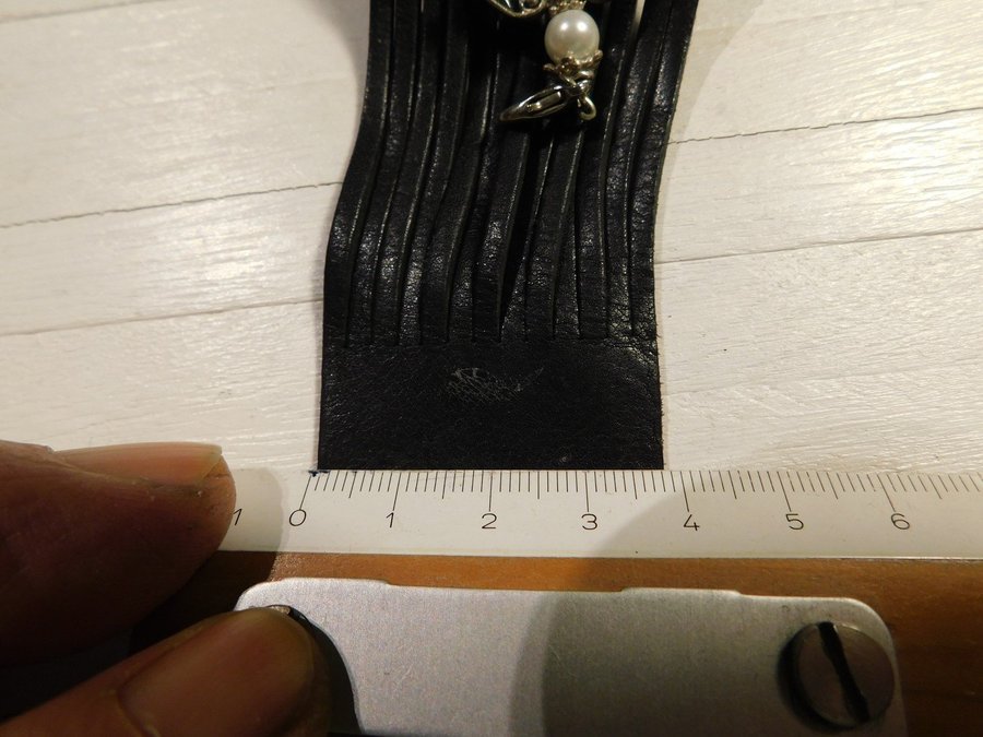 Armband Läder/Skinn Retro 90 tals Bred Läder armband