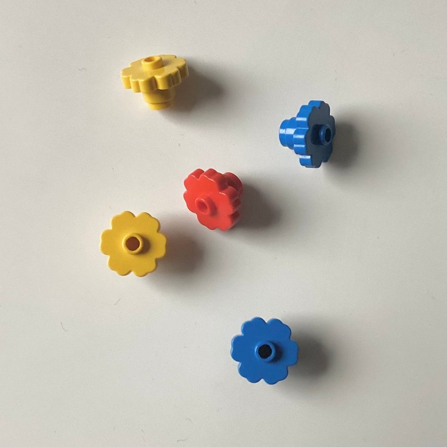 Lego Vintage 5st Blommor Olika färger Växter Retro