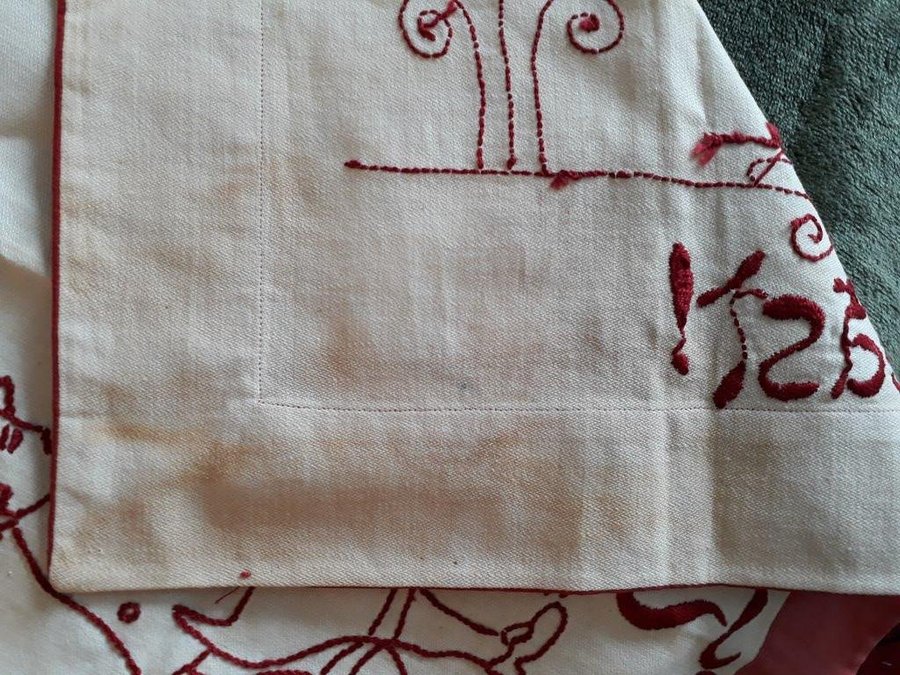 bonad JUGEND handbroderad 43 x 71 cm !