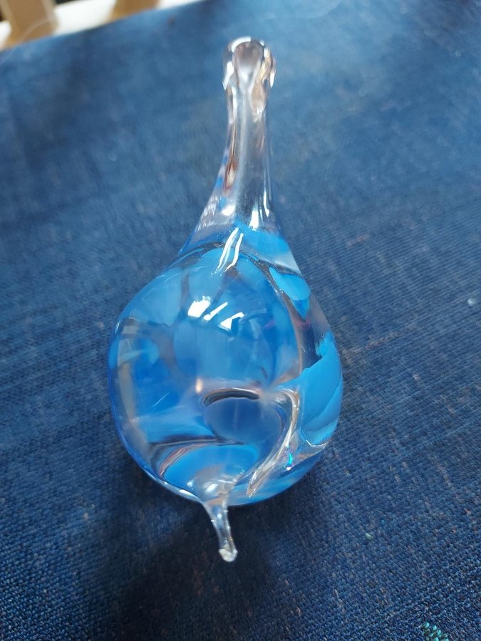 fågel GLAS längd 9 cm !