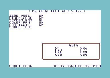 C64 2in1 Deadtest + Diagnostic cartridge | dead test commodore 64 781220 586220