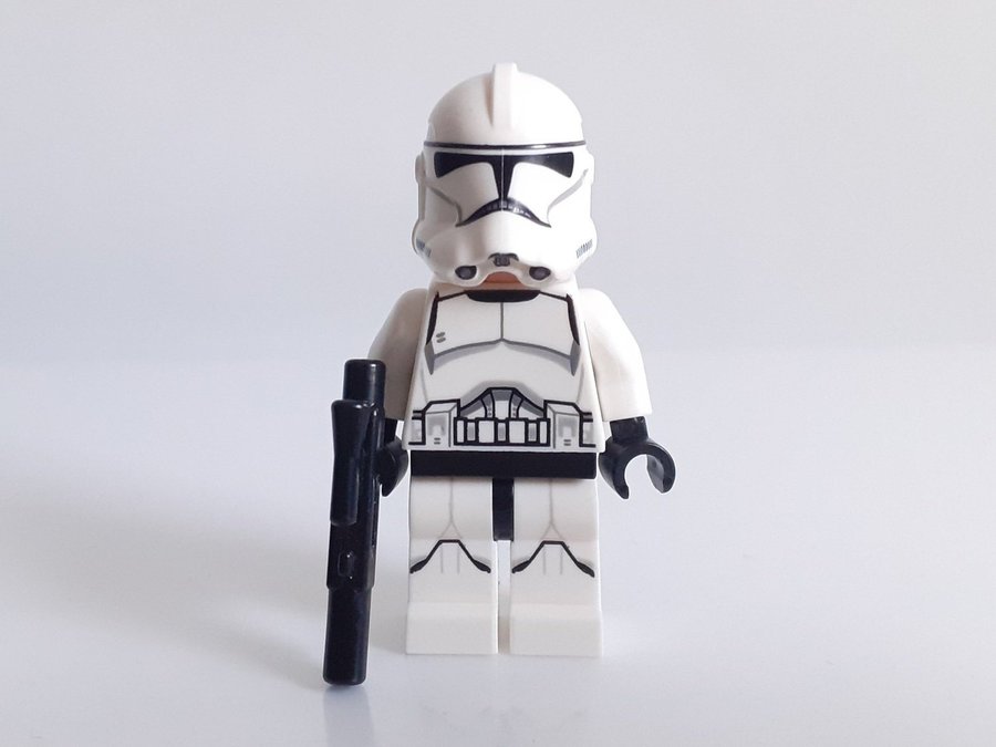 Lego Star Wars Phase 2 Clone Trooper Vanlig Vit från 2014 minifig