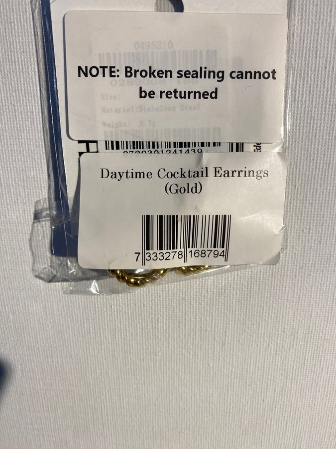 Daytime Cocktails Earrings (Gold)