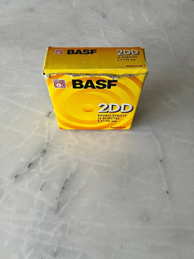 10st BASF MF-2DD/720kb Disketter (oanvända)