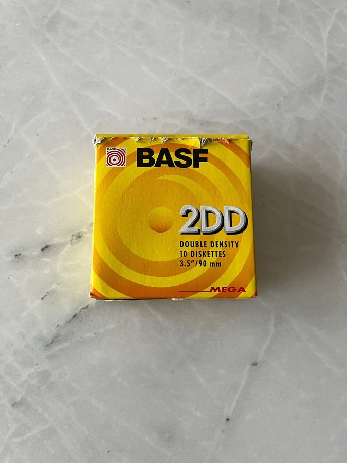 10st BASF MF-2DD/720kb Disketter (oanvända)