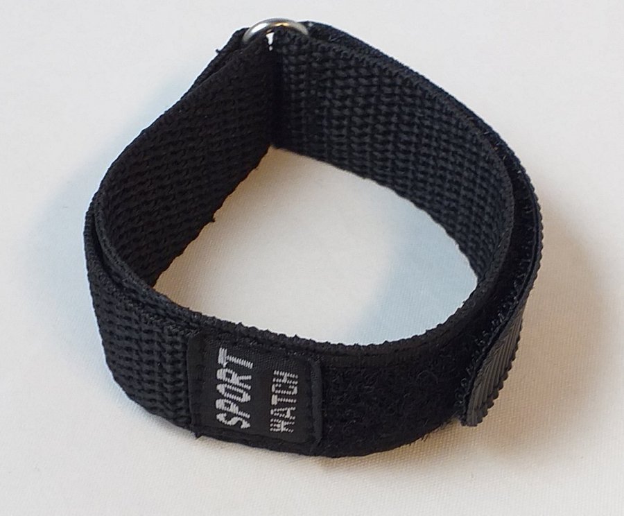 *Nytt Kardborre Armband till klocka Blått 18 mm Klockarmband Kardborreband