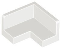 White Panel 2 x 2 x 1 Corner - LEGO - 91501