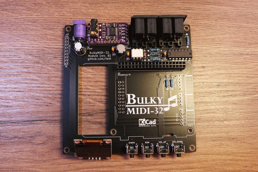 BulkyMIDI-32 MT-32 emulator för retro datorer - Pi mt32-pi midi mt32 bulkymidi