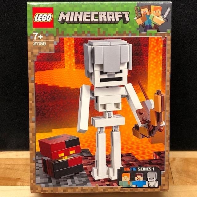 LEGO Minecraft 21150 "BigFig skelett med magmakub" - från 2019 oöppnad!