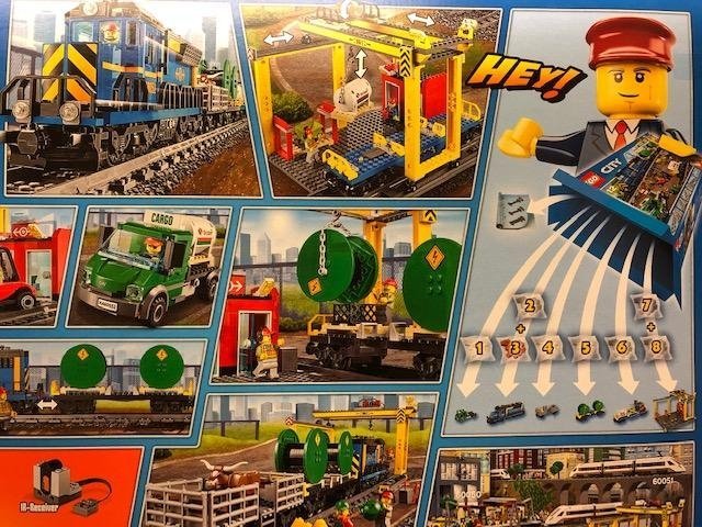 LEGO City 60052 "Cargo Train" - tåg från 2014 oöppnad / förseglad!