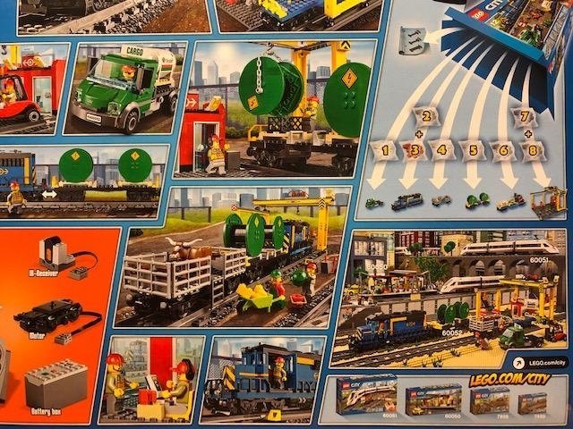 LEGO City 60052 "Cargo Train" - tåg från 2014 oöppnad / förseglad!