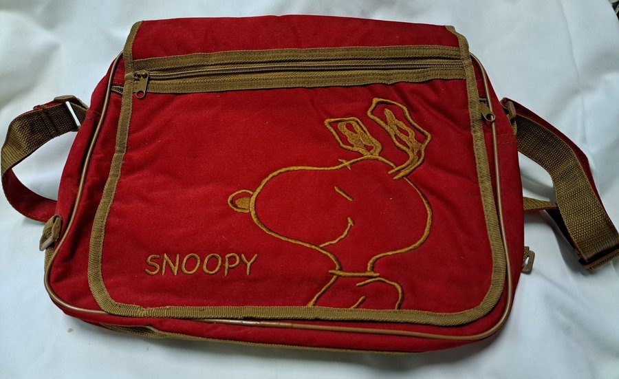 Shoulder red bag SNOOPY Peanuts axelväska