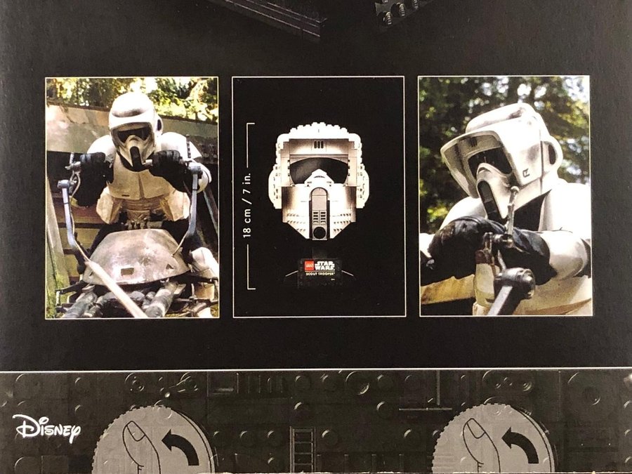LEGO Star Wars 75305 "Scout Trooper Helmet" - från 2021 oöppnad /förseglad!