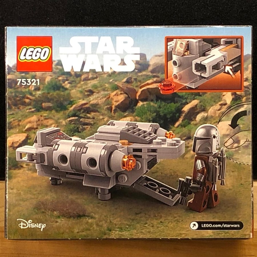 LEGO Star Wars 75321 "Razor Crest Microfighter" - från 2022 oöppnad!