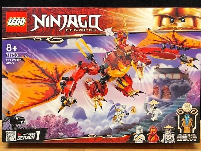 LEGO Ninjago 71753 "Elddrakens anfall" - från 2021 oöppnad / förseglad!!