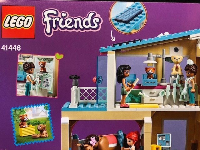 LEGO Friends 41446 "Heartlake Citys veterinärklinik" - från 2021 oöppnad!