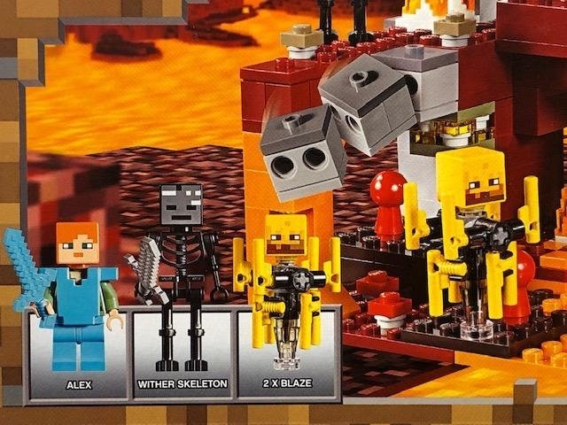 LEGO Minecraft 21154 "Den flammande bron" - från 2019 oöppnad!