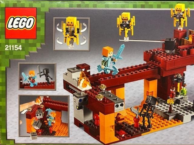 LEGO Minecraft 21154 "Den flammande bron" - från 2019 oöppnad!